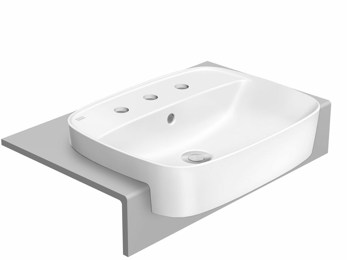 Signature Semi Recessed Basin 3 Taphole