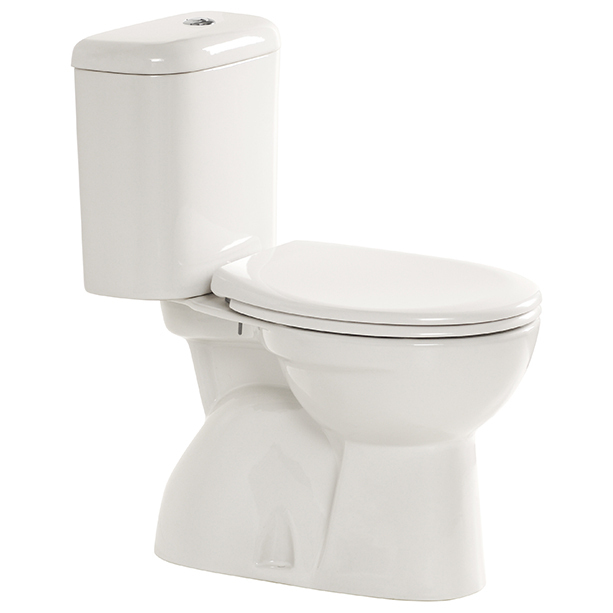 Studio Round Close Coupled Toilet Suite (S Trap)