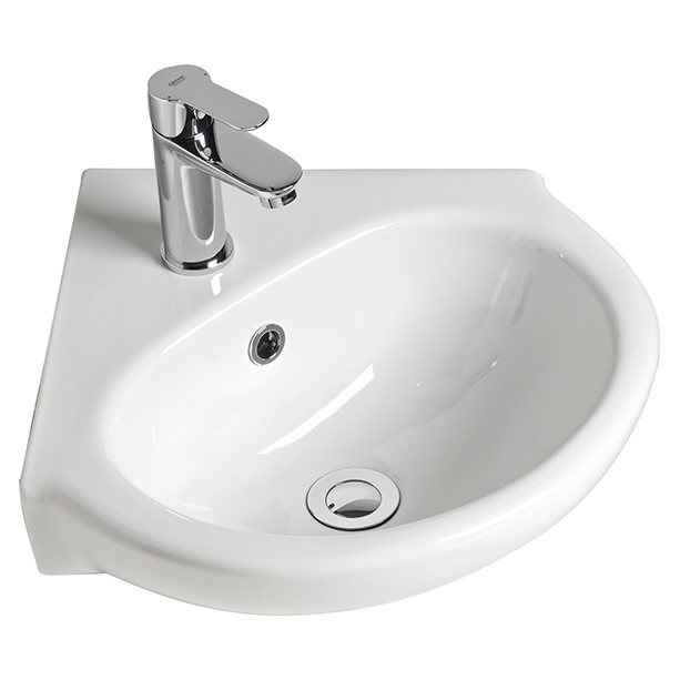 Studio Corner Wall Basin with Fixing Kit