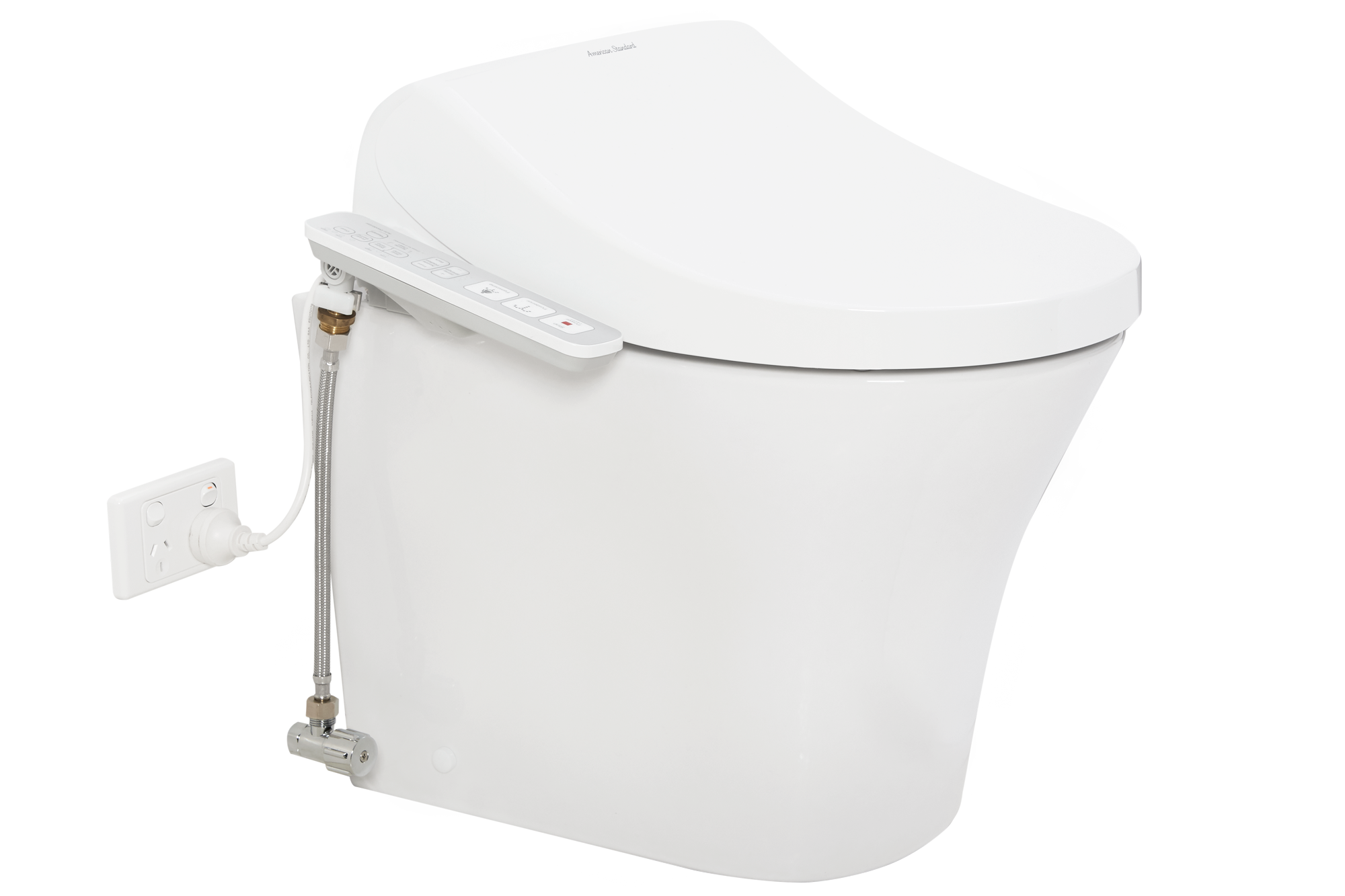 Signature Hygiene Rim Back to Wall Pan with Spalet E-Bidet